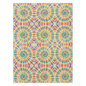 Tissu psychedelique Tie Dye | Nappe de table rétro (Devant)
