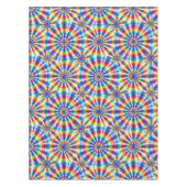 Tissu psychedelique Tie Dye | Nappe de table rétro (Devant)