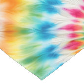 Tissu psychedelique Tie Dye | Nappe de table rétro (Angle)