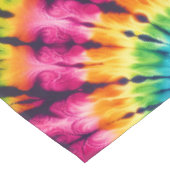 Tissu psychedelique Tie Dye | Nappe de table rétro (Angle)