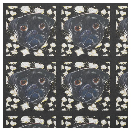 TISSU PUG BLING (Échantillon)