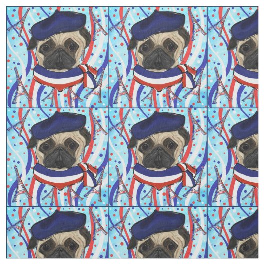 TISSU PUG DE PARIS (Échantillon)