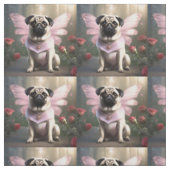 Tissu Pug Papillon, (Échantillon)