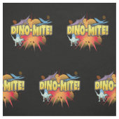 Tissu Pun Dino-mite Dinosaure Lover Dynamite (Échantillon)