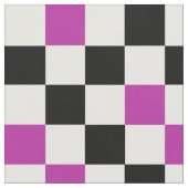 Tissu Purple Black White Checkered Pattern Design  (Fermer)