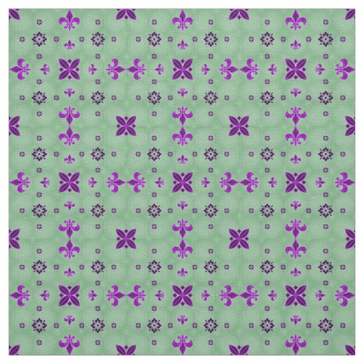 Tissu Purple et vert (Échantillon)