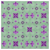 Tissu Purple et vert (Détail)