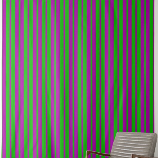 Tissu Purple Green Stylish Stripes Pattern Design 