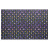 Tissu Purple Huit Balle (Yard)