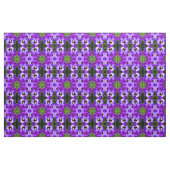 Tissu Purple Pansy (Yard)