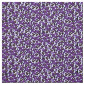 Tissu Purple Pany Bouquet (Échantillon)