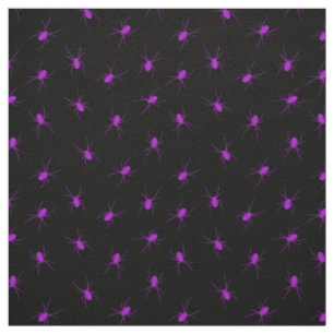 Tissu Purple Spider Joyeux Halloween moderne