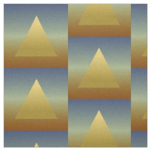 Tissu Pyramide d'or de désert