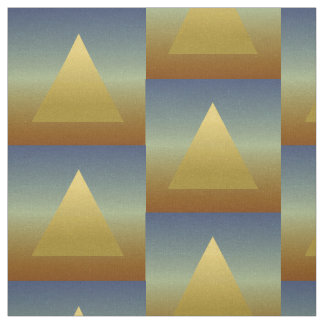 Tissu Pyramide d'or de désert