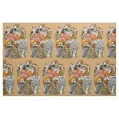 Tissu quatre animaux célestes (Yard)