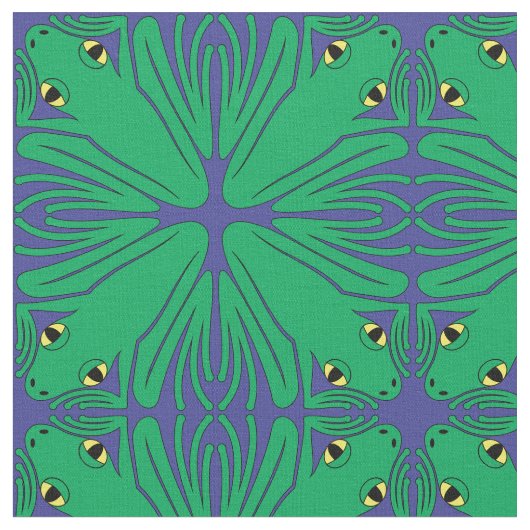 Tissu Quatre grenouilles (Fermer)