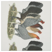 Tissu Quatre poules de combat (Échantillon)