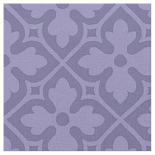 Tissu Quatrefeuilles néo-gothiques, violet atténué