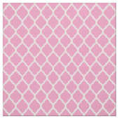 Tissu Quatrefoil marocain rose (Échantillon)