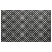Tissu Quatrefoil noir marocain (Yard)