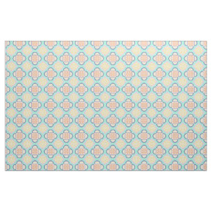 Tissu Quatrefoil Pastel Fabric