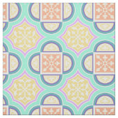 Tissu Quatrefoil Pastel Fabric (Échantillon)