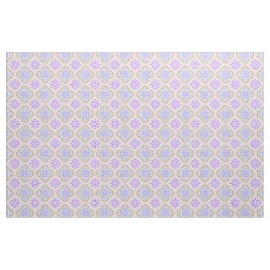 Tissu Quatrefoil Pastel Fabric (Yard)