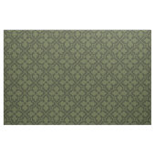 Tissu Quatrefoils de renouveau gothique, vert loden (Fat Quarter)
