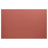 Tissu Quatrefoils de style néogothique, brique rouge (Yard)