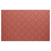 Tissu Quatrefoils de style néogothique, brique rouge (Fat Quarter)