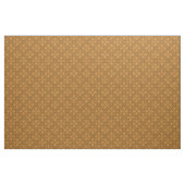 Tissu Quatrefoils gothiques, Caramel brûlé (Yard)