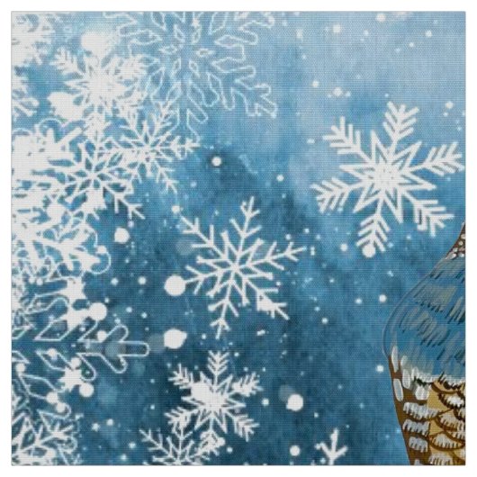 Tissu Queue de snowflake (Échantillon)