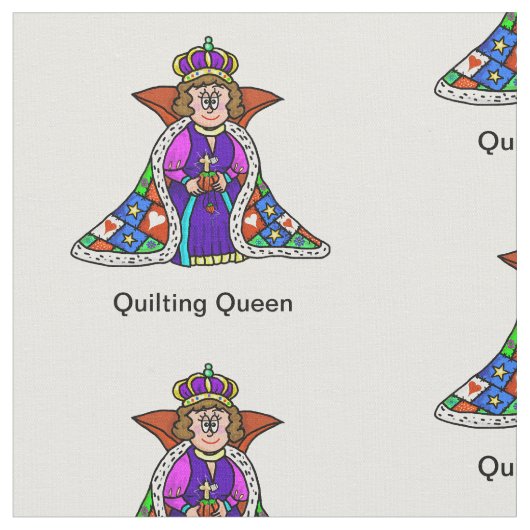 Tissu Quilting Queen Fabric (Fermer)