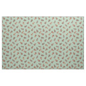 Tissu Quokkas illustrés sur fond vert clair (Fat Quarter)
