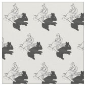 Tissu Rabbit Silhouette main (Fermer)