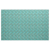 Tissu race de chien beagle - turquoise (Yard)