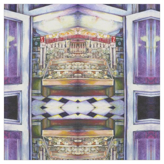 Tissu Rafraîchir dans un déli chaud (Échantillon)