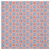 Tissu Raggedy Ann et Andy En vichy sur Checkerboard (Échantillon)