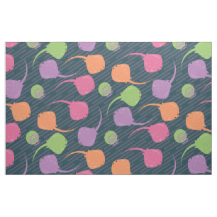 Tissu Raies néon Répètent le motif