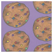 Tissu Rainbow Chocolate Chip Cookies Fabric (Fermer)