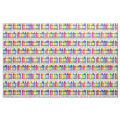 Tissu Rainbow Crayons Artist Art Enseignant (Fat Quarter)