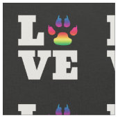 Tissu Rainbow paw (Fermer)