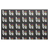 Tissu Rainbow paw (Fat Quarter)