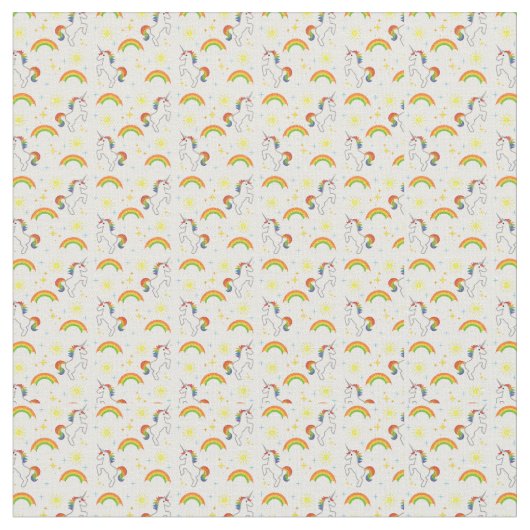 Tissu Rainbow Unicorn Fabric (Fermer)