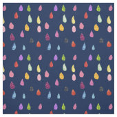 Tissu Raindrops art collage mignon de collage boho (Échantillon)