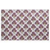 Tissu Raisins et Feuilles Abstraits en or blanc (Fat Quarter)