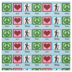 Tissu Randonnée d'amour de paix