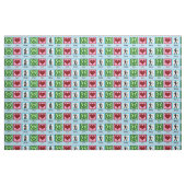 Tissu Randonnée d'amour de paix (Fat Quarter)