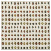 Tissu Rangée de coccinelles (Échantillon)