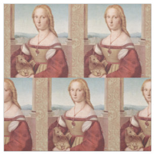 Tissu Raphael Dame et la Licorne Classique beaux-arts